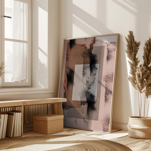 Abstract Brush Strokes 17y Poster 50x70 cm
