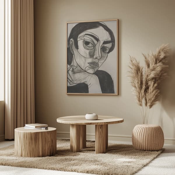 Intelectual Woman Poster 50x70 cm