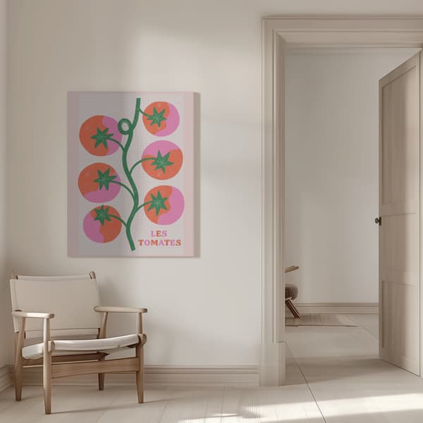 Les Tomates Canvastavla 50x70 cm