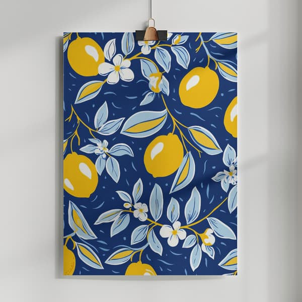 Italien Lemons 2 Poster 50x70 cm