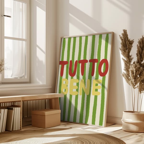 Tutto Bene Poster 50x70 cm