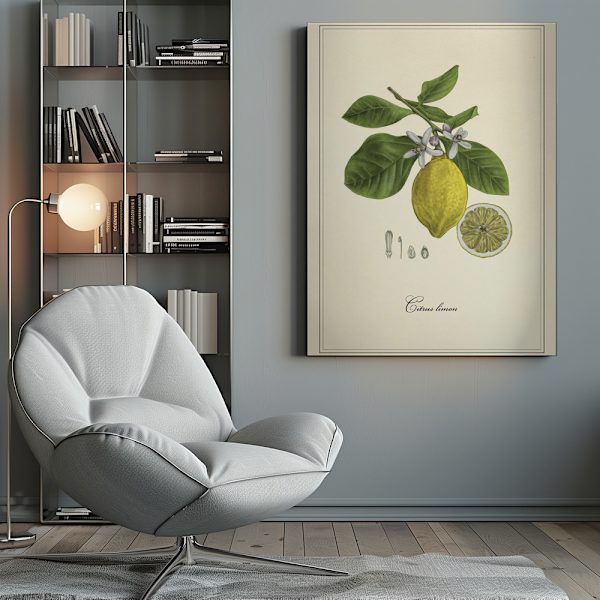 Lemon Canvastavla 50x70 cm