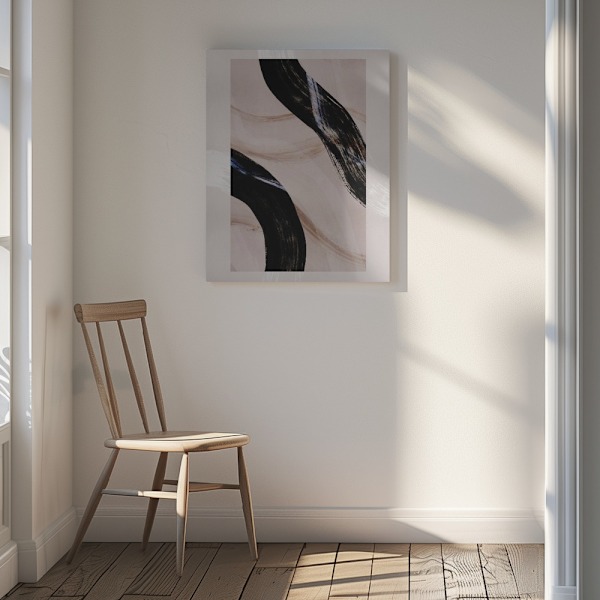 Lines and Shapes 5 Canvastavla 30x40 cm