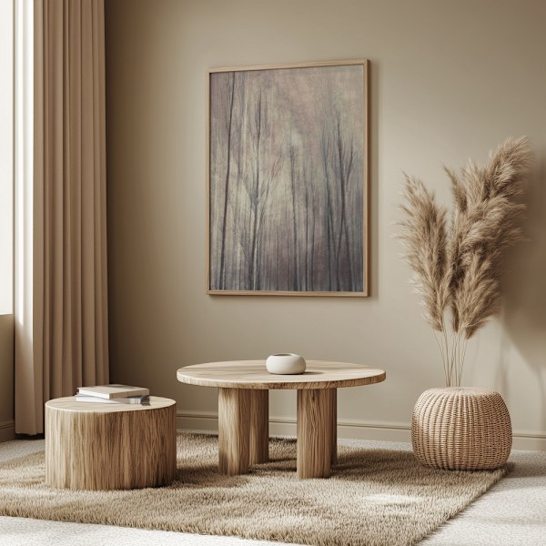 Fall forest Poster 50x70 cm