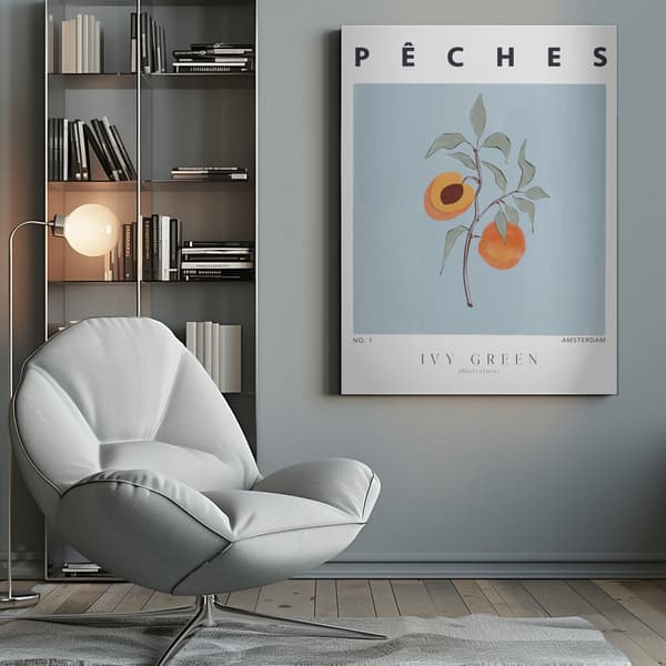 Peaches Canvastavla 50x70 cm