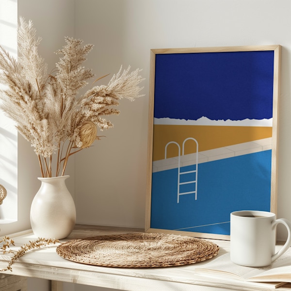 Desert Pool Poster 30x40 cm