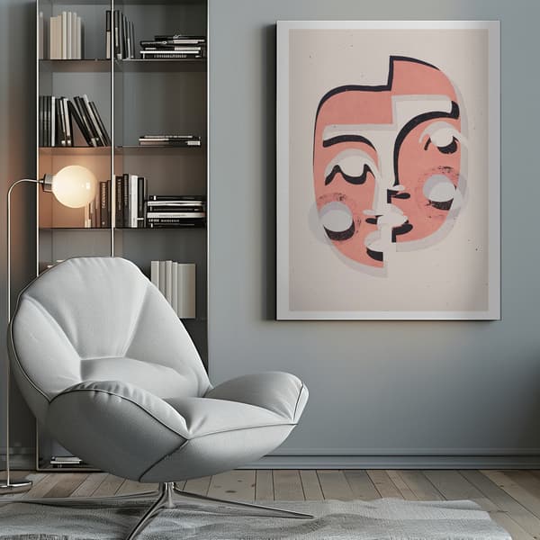 The Mask (Light) Canvastavla 50x70 cm
