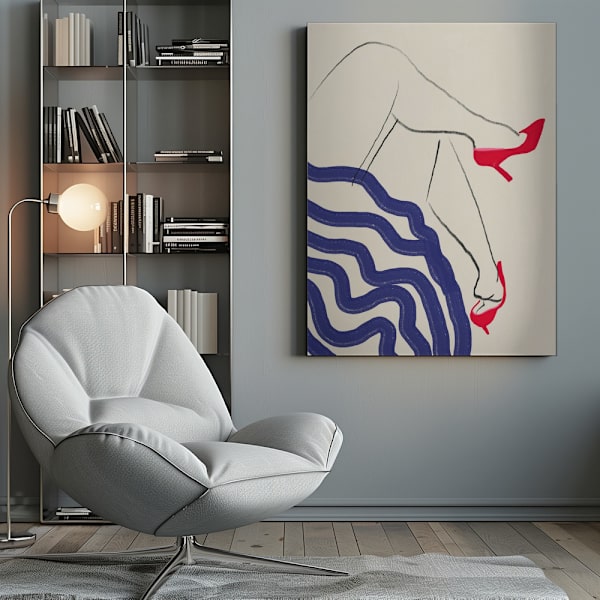 The dancer&#039;s portrait Canvastavla 50x70 cm