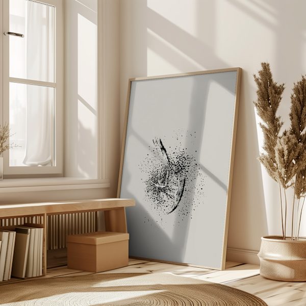 Brush splatters #2 Poster 50x70 cm