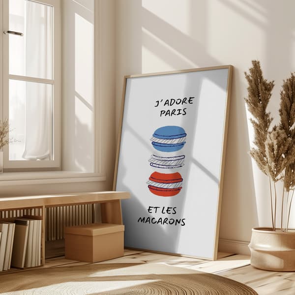 J´adore Paris Poster 50x70 cm