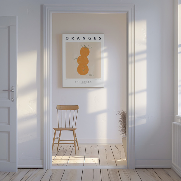 Oranges Canvastavla 50x70 cm
