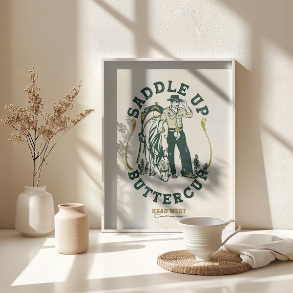 Saddle Up Poster 30x40 cm