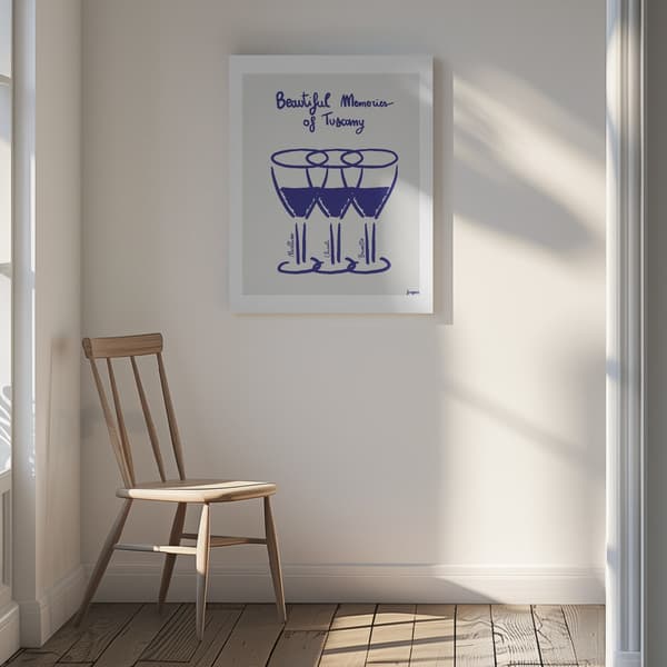Il vino Canvastavla 30x40 cm