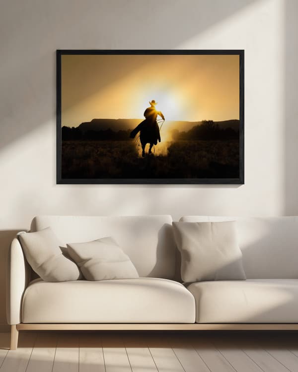 The Cowboy Poster 70x50 cm