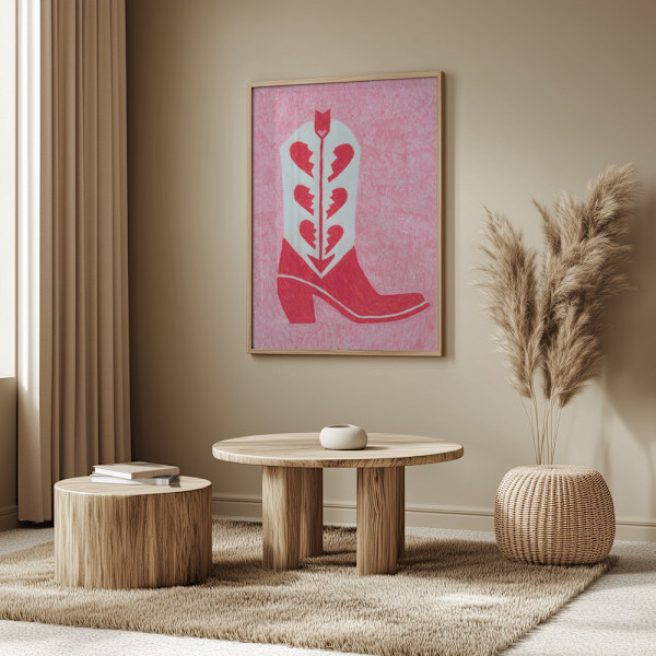 Heartbreak Heels Poster 50x70 cm