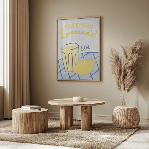 Fresh Lemonade Poster 50x70 cm