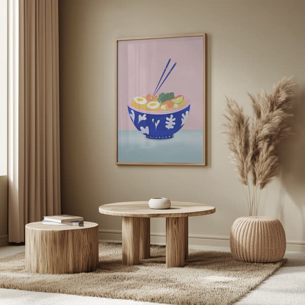 Ramen Bowl Poster 50x70 cm