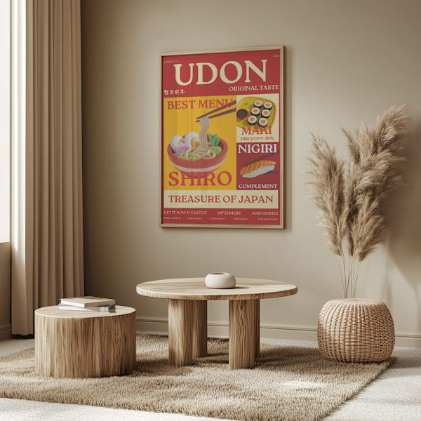 Udon poster Poster 50x70 cm