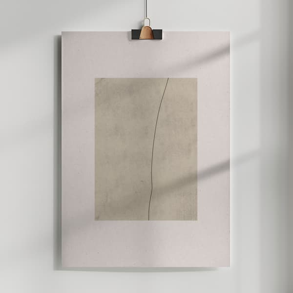 Minimalist Texture Paper No.1 Poster 50x70 cm
