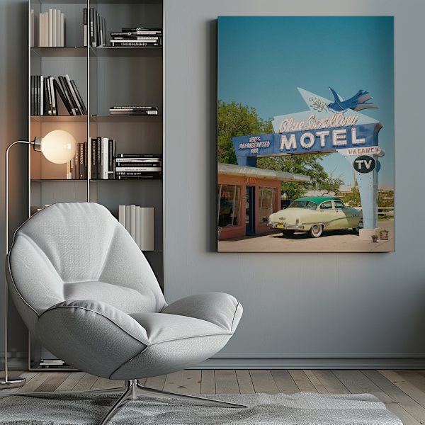 Route 66 Canvastavla 50x70 cm
