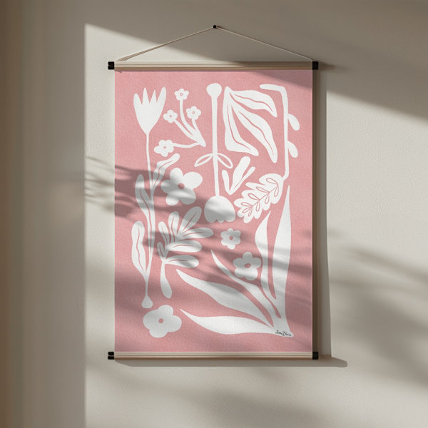 Nordic Abstract Florals Poster 30x40 cm