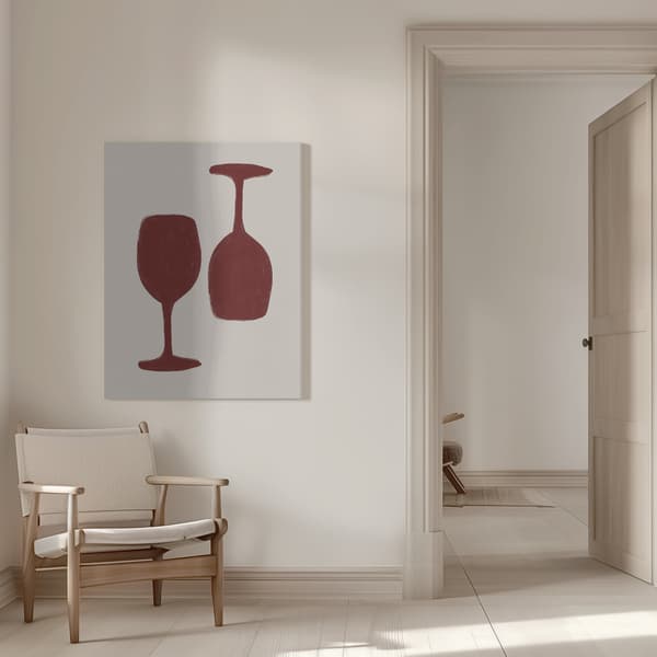 Wine time Canvastavla 50x70 cm