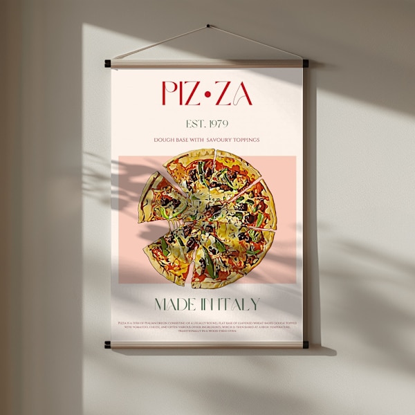 Pizza Poster 30x40 cm