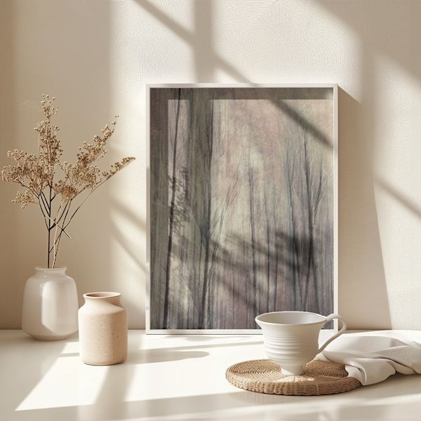 Fall forest Poster 30x40 cm