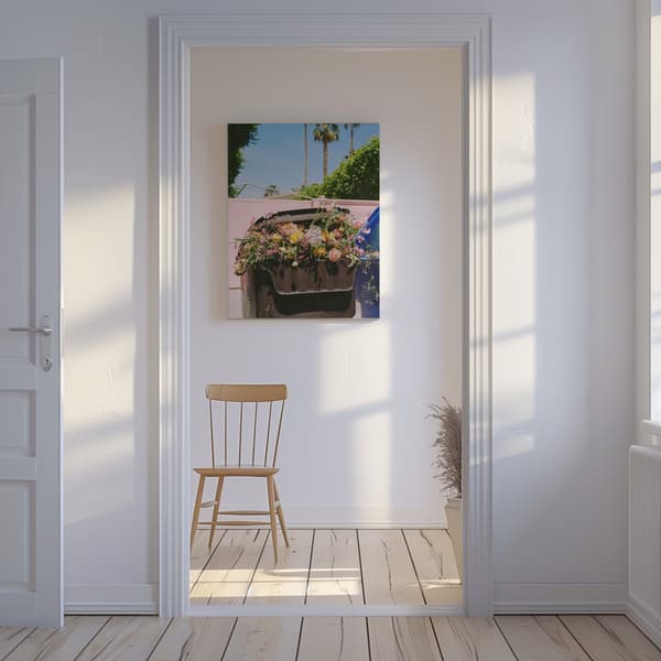 Palm Springs Curb Canvastavla 50x70 cm