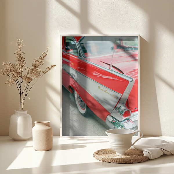 Classic Car Poster 30x40 cm