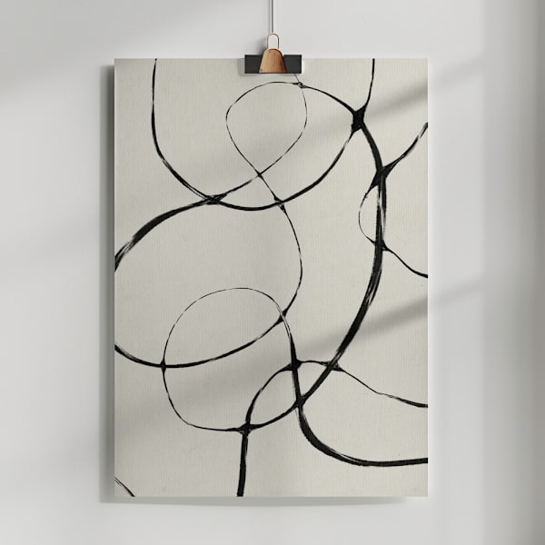 Meltedlines Poster 50x70 cm