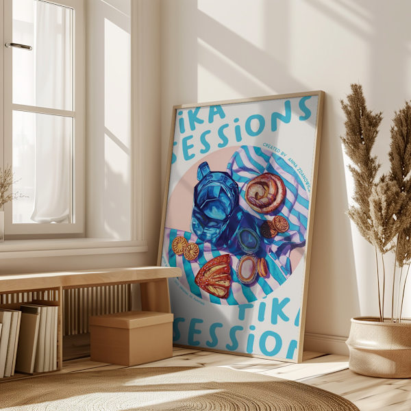 The After Beach Nap Poster 50x70 cm