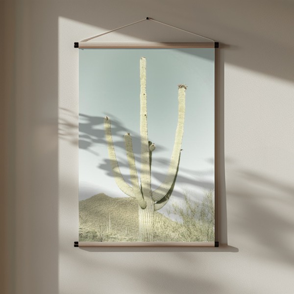 SAGUARO NATIONAL PARK Vintage Giant Saguaro Poster 30x40 cm
