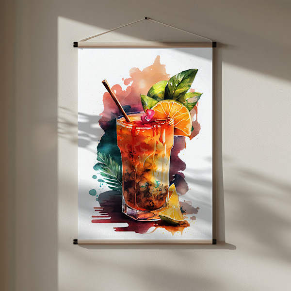 Drinks cocktail Poster 30x40 cm