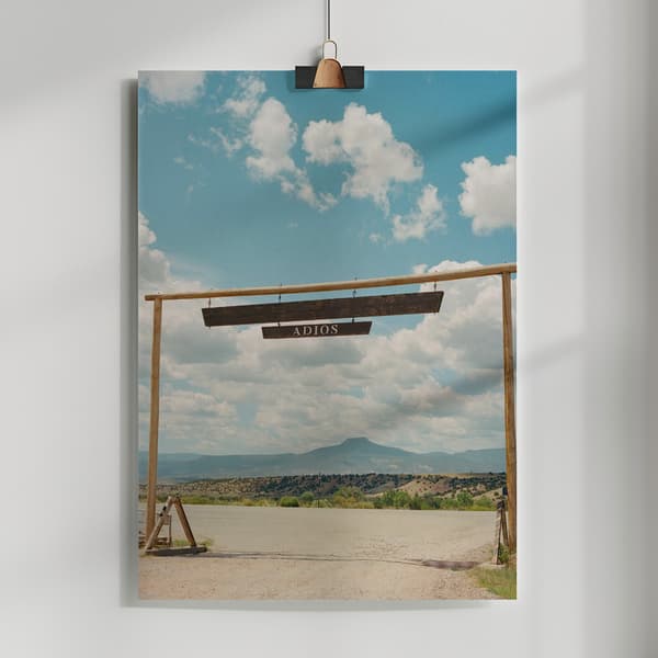 Ghost Ranch X Poster 50x70 cm
