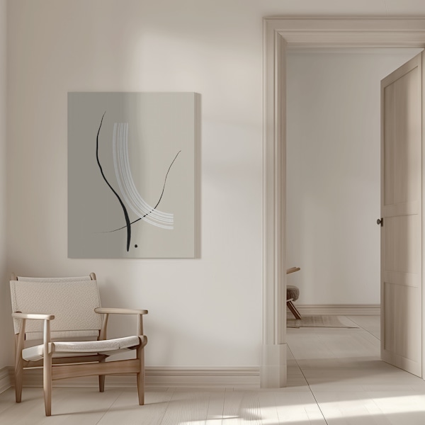 Composition of Lines - The Third Canvastavla 50x70 cm