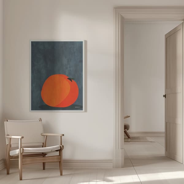 Calmly Sleeping Apple Canvastavla 50x70 cm