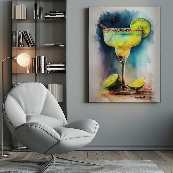 Drinks cocktail Canvastavla 50x70 cm