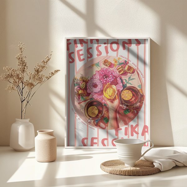 Spill the Tea Poster 30x40 cm