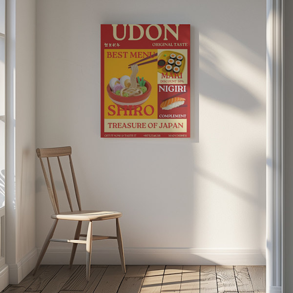 Udon poster Canvastavla 30x40 cm