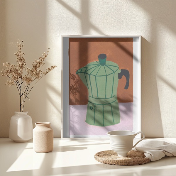 The Coffee Pot Poster 30x40 cm