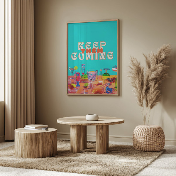Open bar Poster 50x70 cm