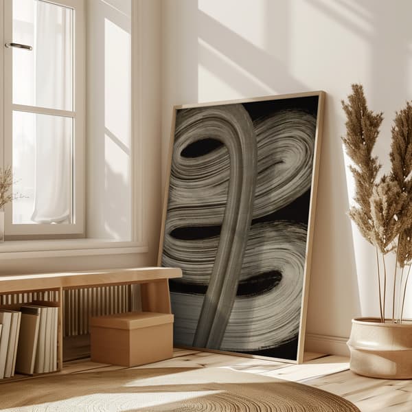 Beigestrokesno4 Poster 50x70 cm