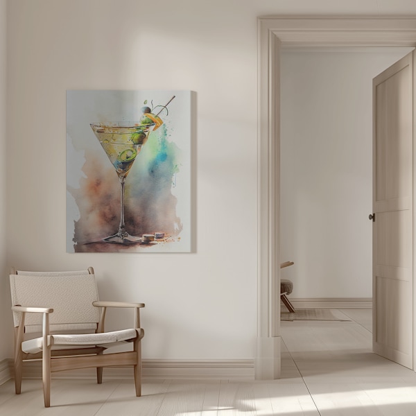 Drinks cocktail Canvastavla 50x70 cm