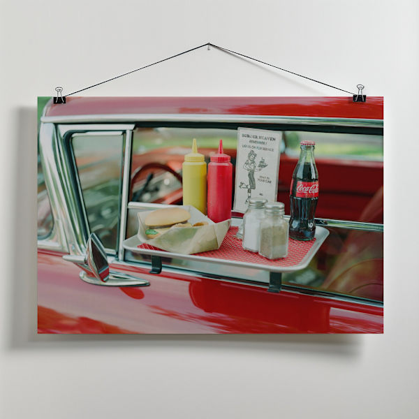 Classic Car V Canvastavla 70x50 cm