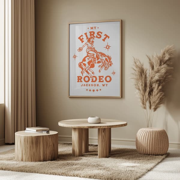 First Rodeo.png Poster 50x70 cm