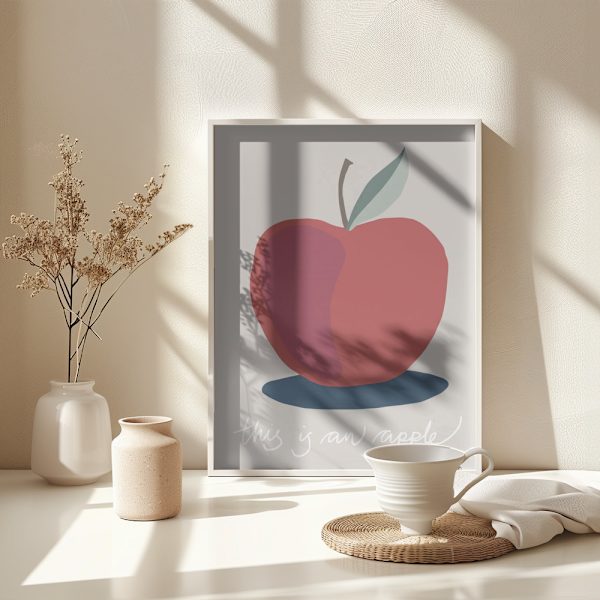 This is an Apple Poster 30x40 cm