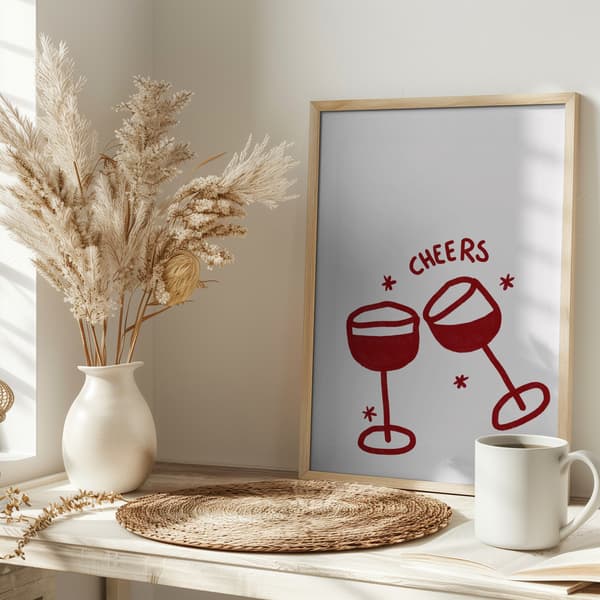 Cheers.png Poster 30x40 cm