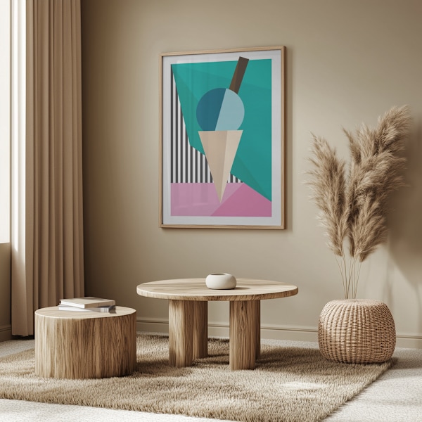 Ice Cream Poster 50x70 cm