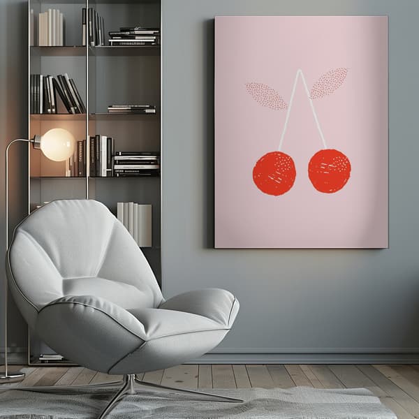 Cherries Canvastavla 50x70 cm